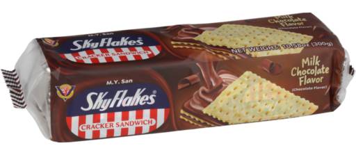 Skyflakes Tsokolate (Chocolate Flavour) Cracker Sandwich