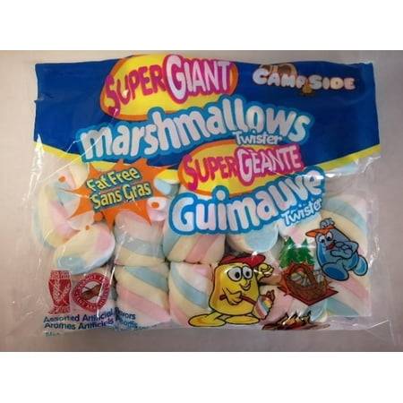 Giant Rainbowtwisties Marshmallows