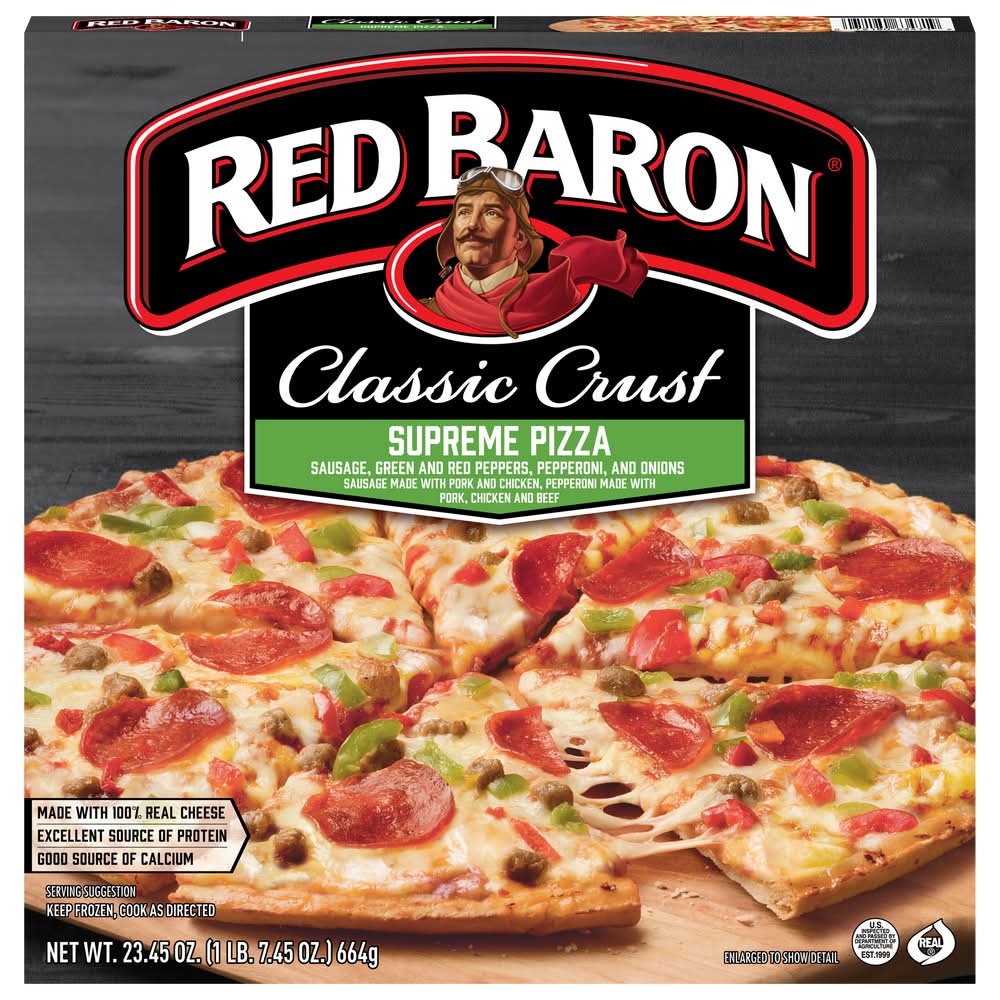Red Baron Classic Crust Pizza, Supreme (23.45 oz)