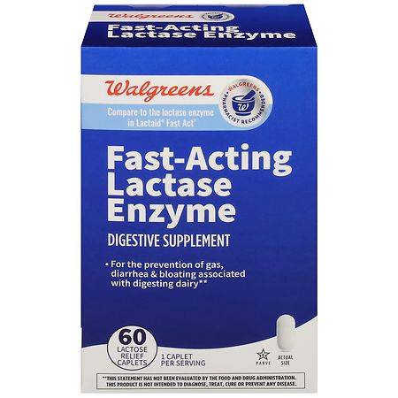 Walgreens Lactose Fast Acting Relief Caplets