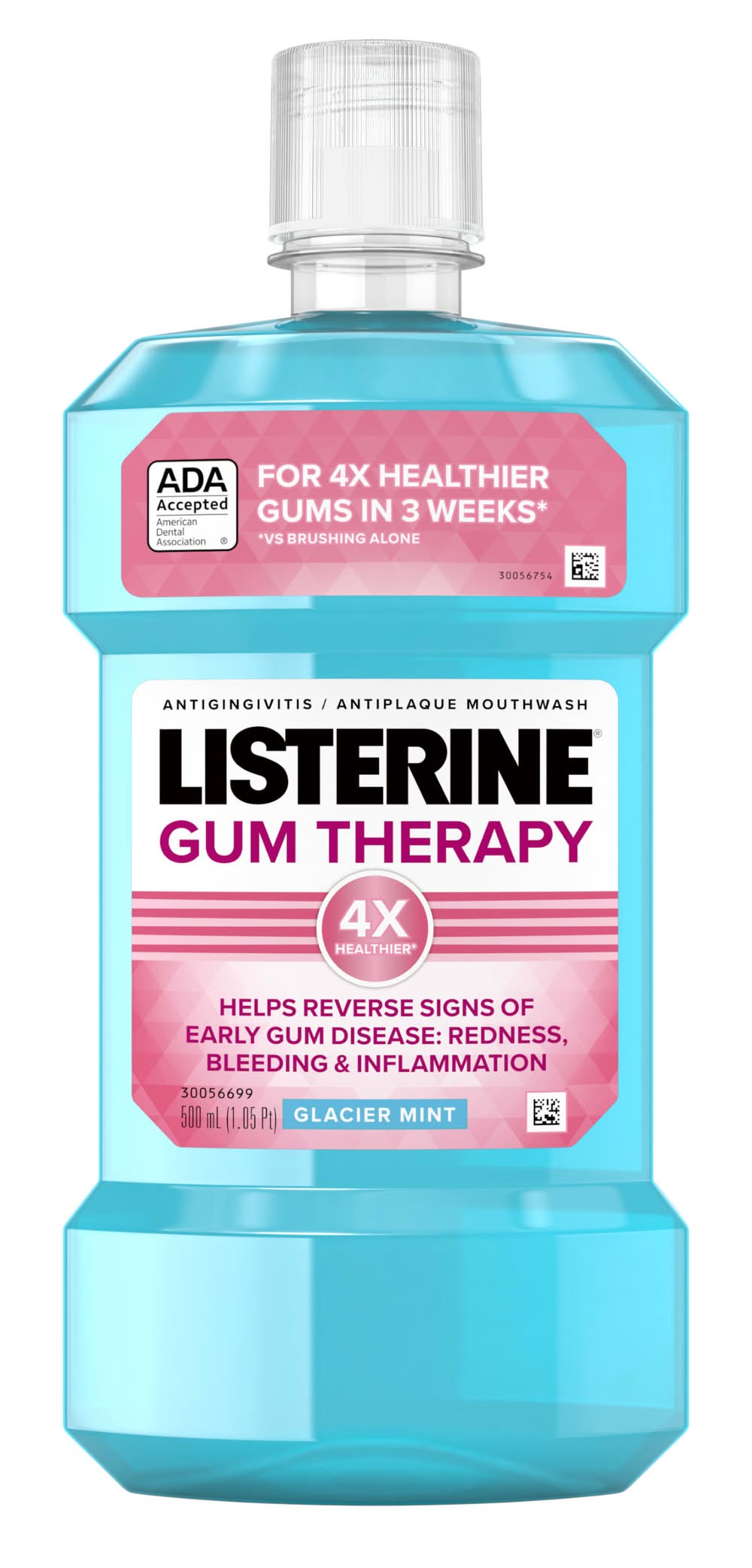 Listerine Gum Therapy Antiplaque & Gingivitis Antiseptic Glacier Mint Mouthwash (500 ml)