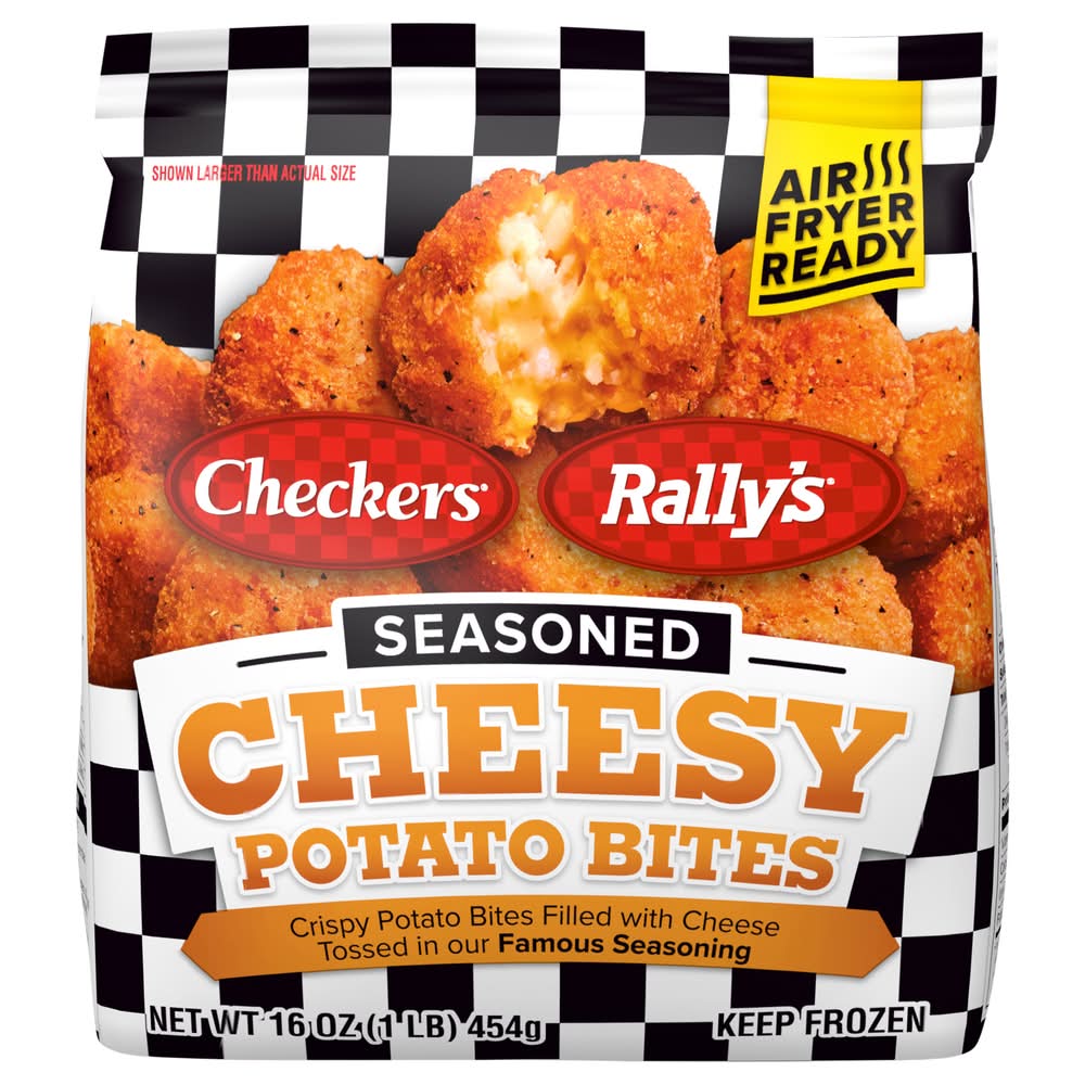 Checkers and Rally's Seasoned Potato Bites, Cheesy (16 oz)
