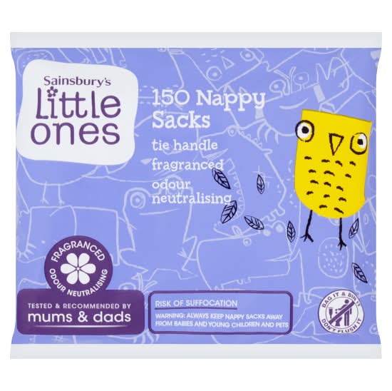 Sainsbury's Little Ones Nappy Sacks