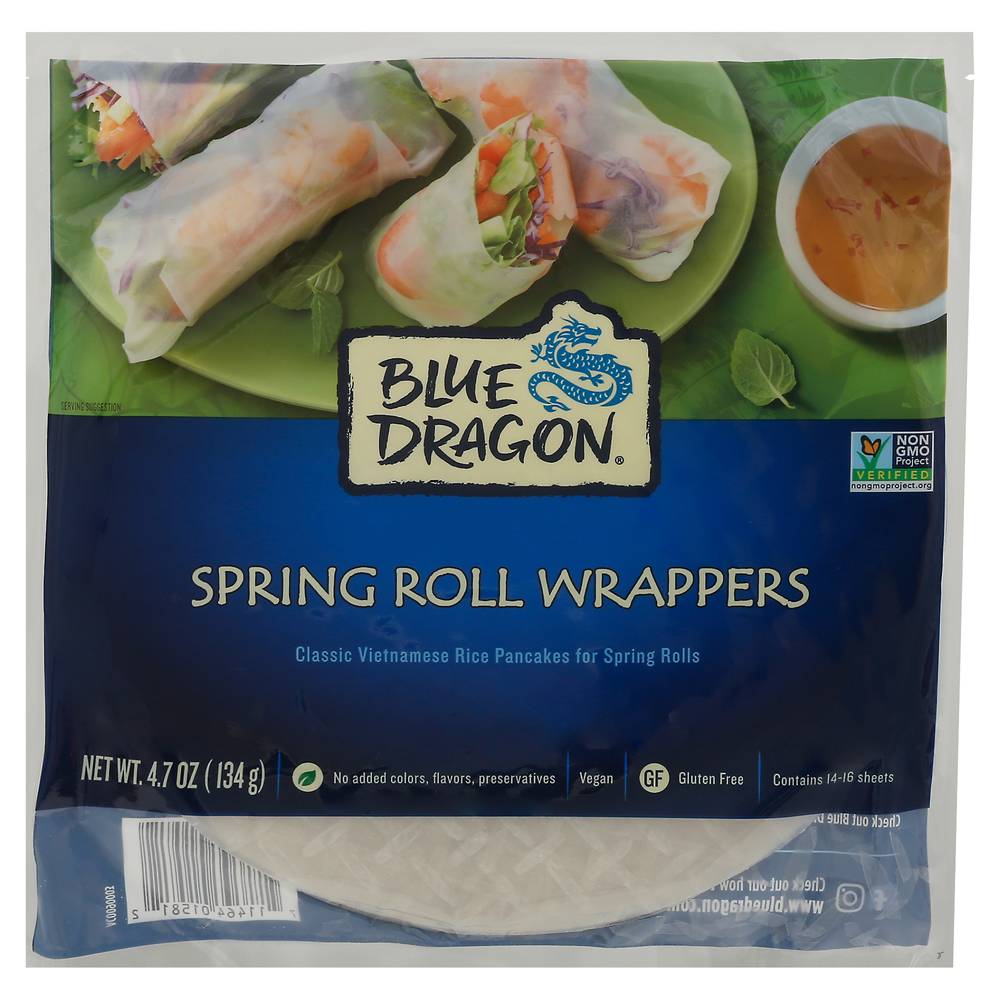 Blue Dragon Spring Roll Wrappers