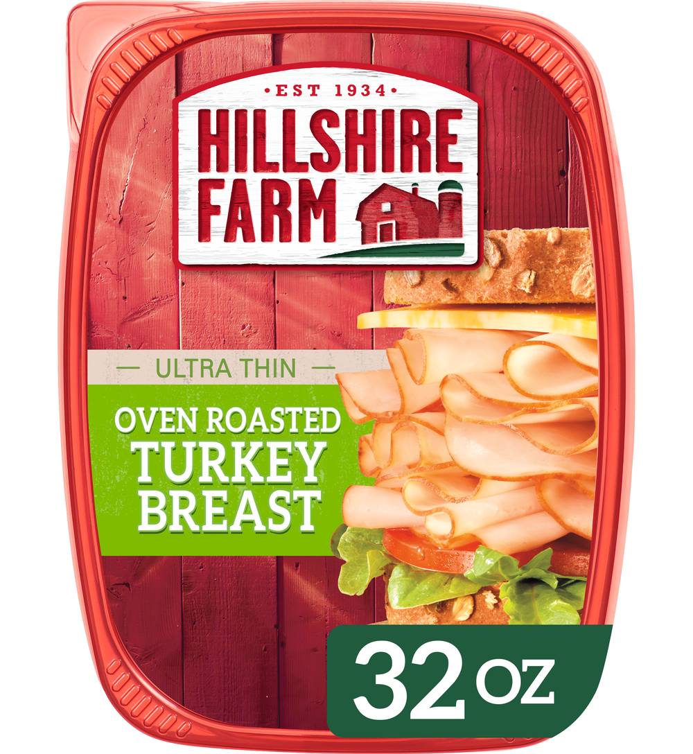 Hillshire Farm Ultra Thin Oven Roasted Turkey Breast (16 oz, 2 ct)