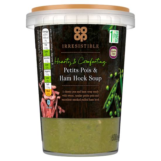 Co-Op Irresistible Petits Pois & Ham Hock Soup 600g