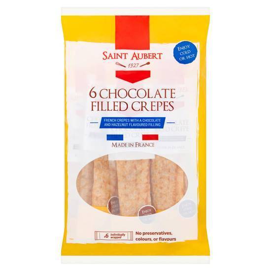 Saint Aubert Chocolate Crepes 6 Pack