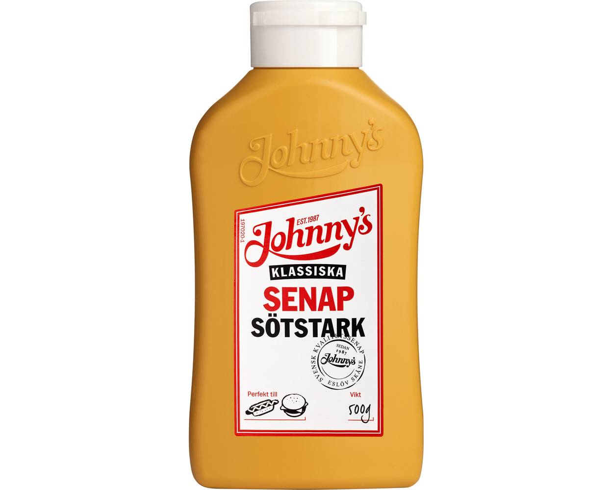 JONNYS SENAP SÖTSTARK 500G