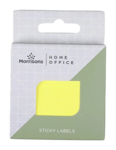 Morrisons Square Sticky Labels