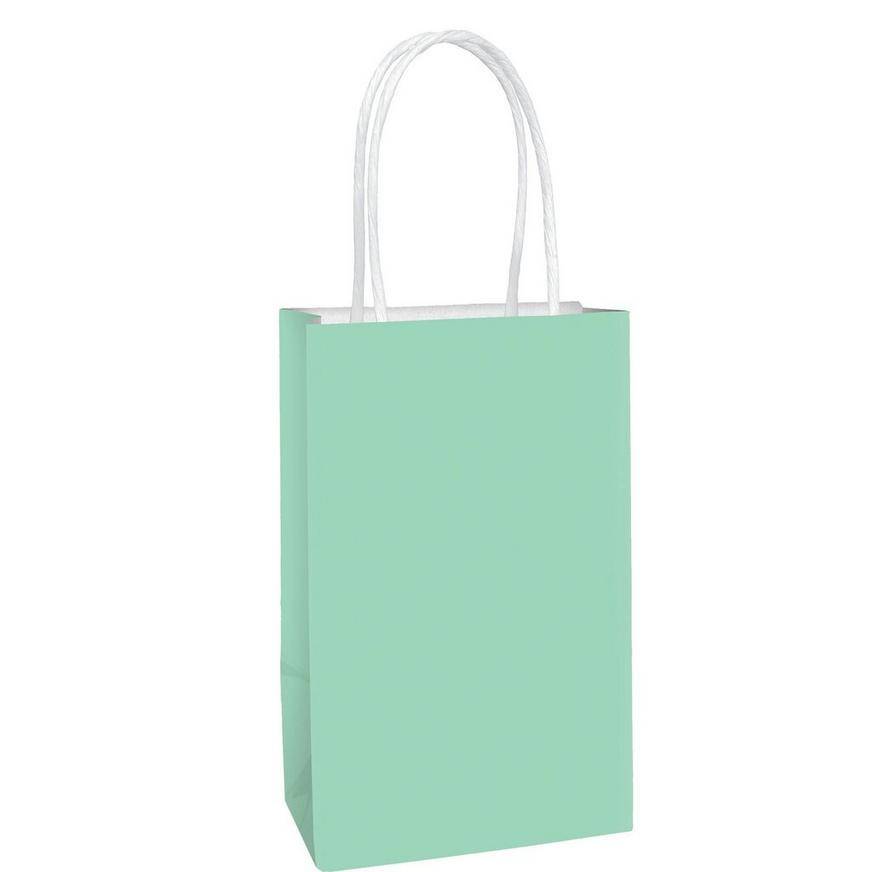 Small Mint Green Gift Bag, 5.25in x 8.25in