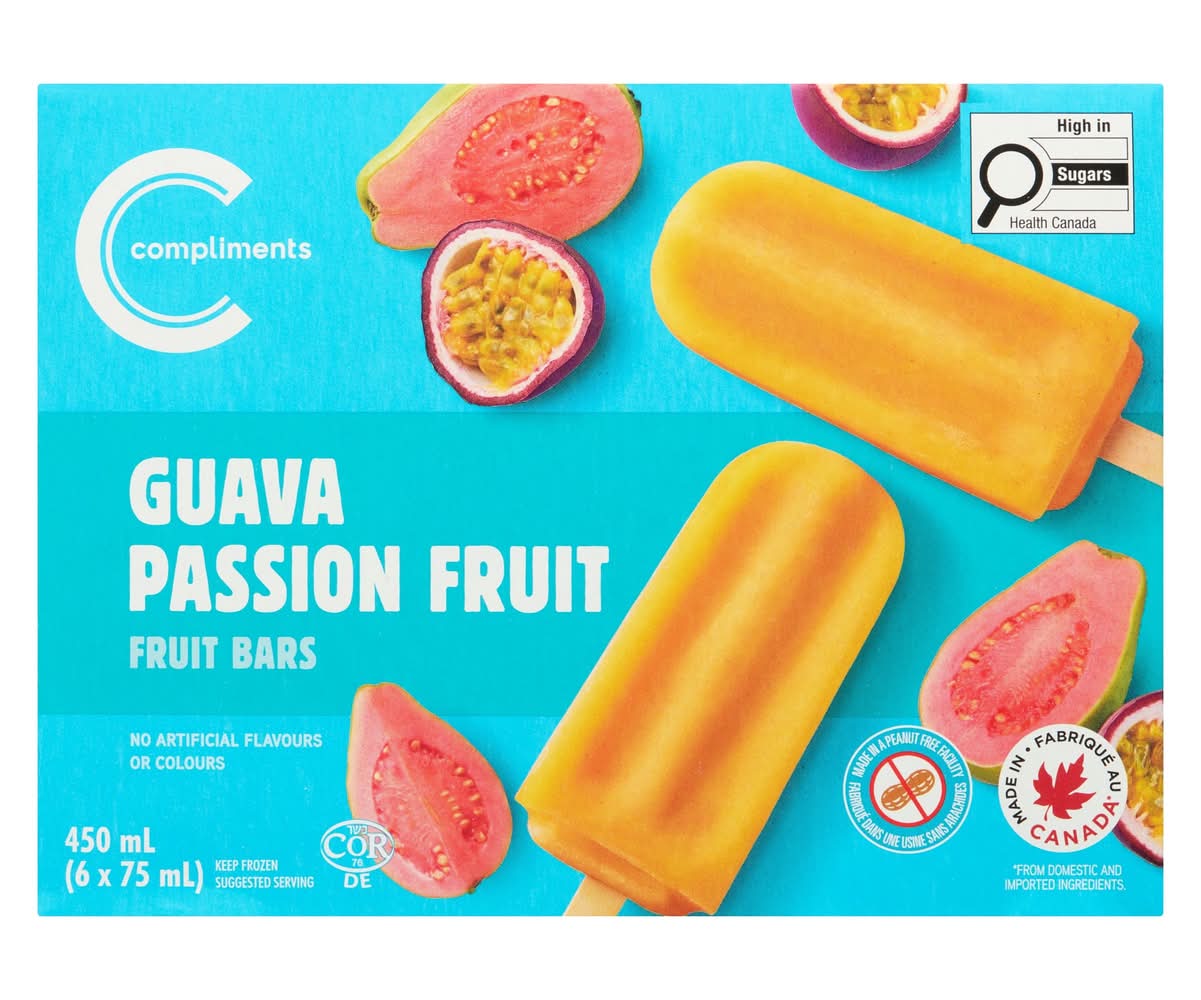 Guava And Passion Fruit Frozen Popsicle