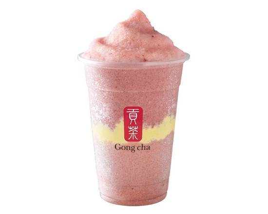 Strawberry Smoothie w. Creme Brulee Foam