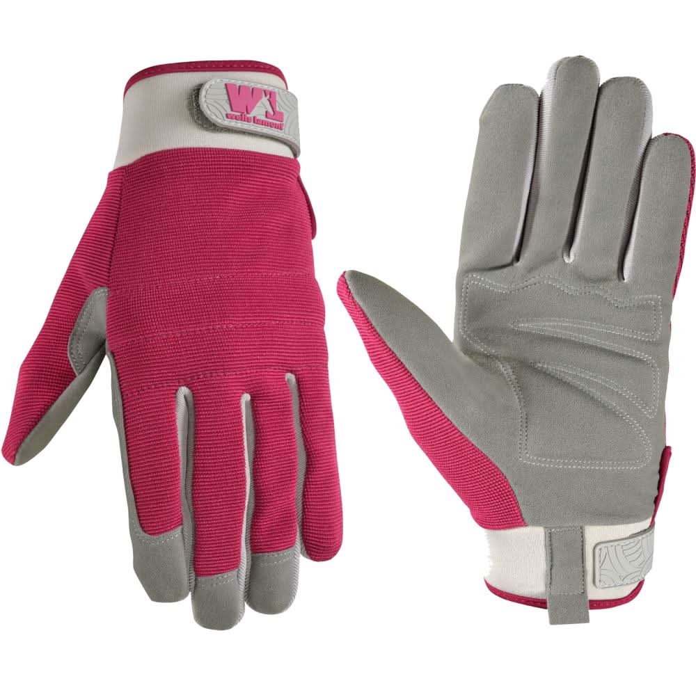 Wells Lamont Small Purple Synthetic leather Utility Gloves 1 -Pairs