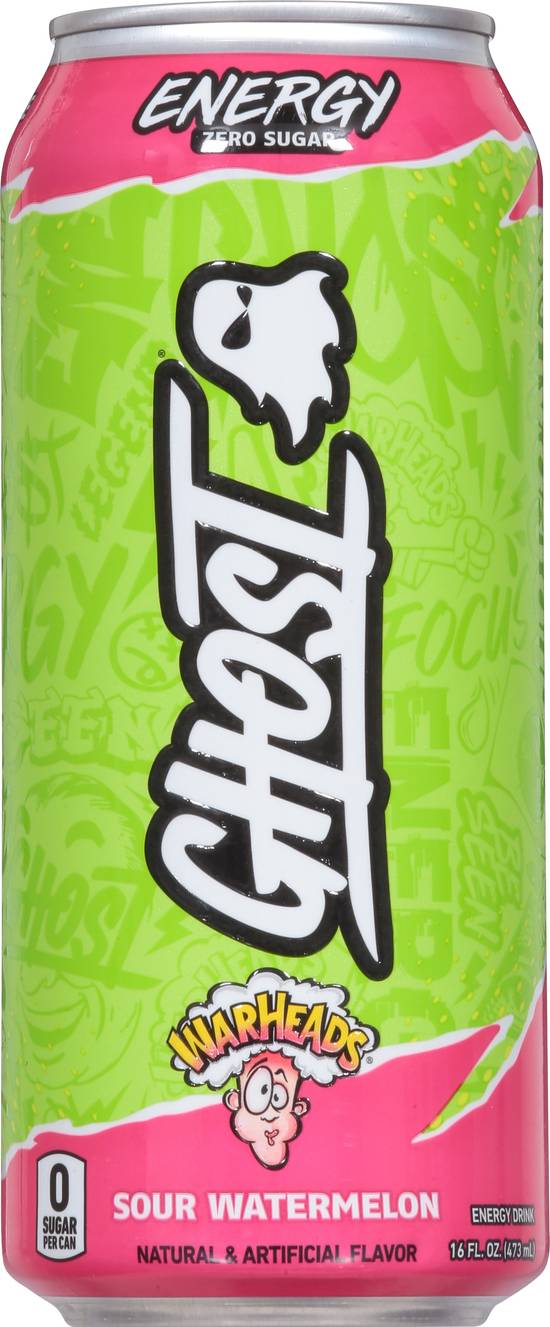 Ghost Warheads Energy Drink (16 fl oz) (sour watermelon)