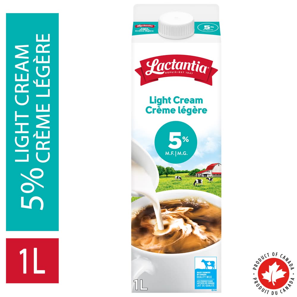 Lactantia 5% Light Cream (1 L)