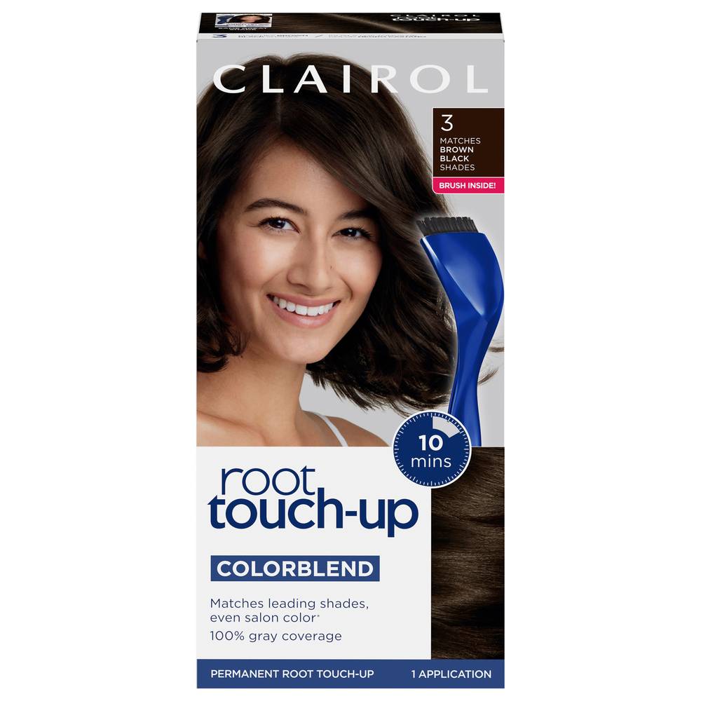 Clairol Root Touch-Up Brown Black 3 Permanent Hair Color