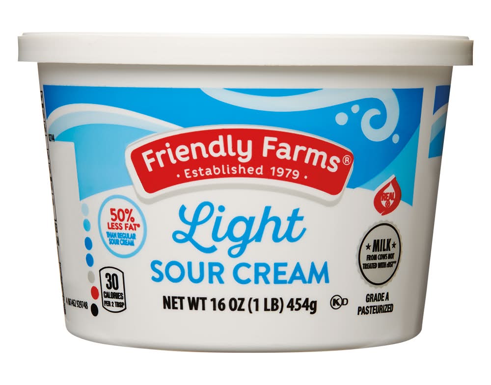 Friendly Farms Light Sour Cream (16 oz)