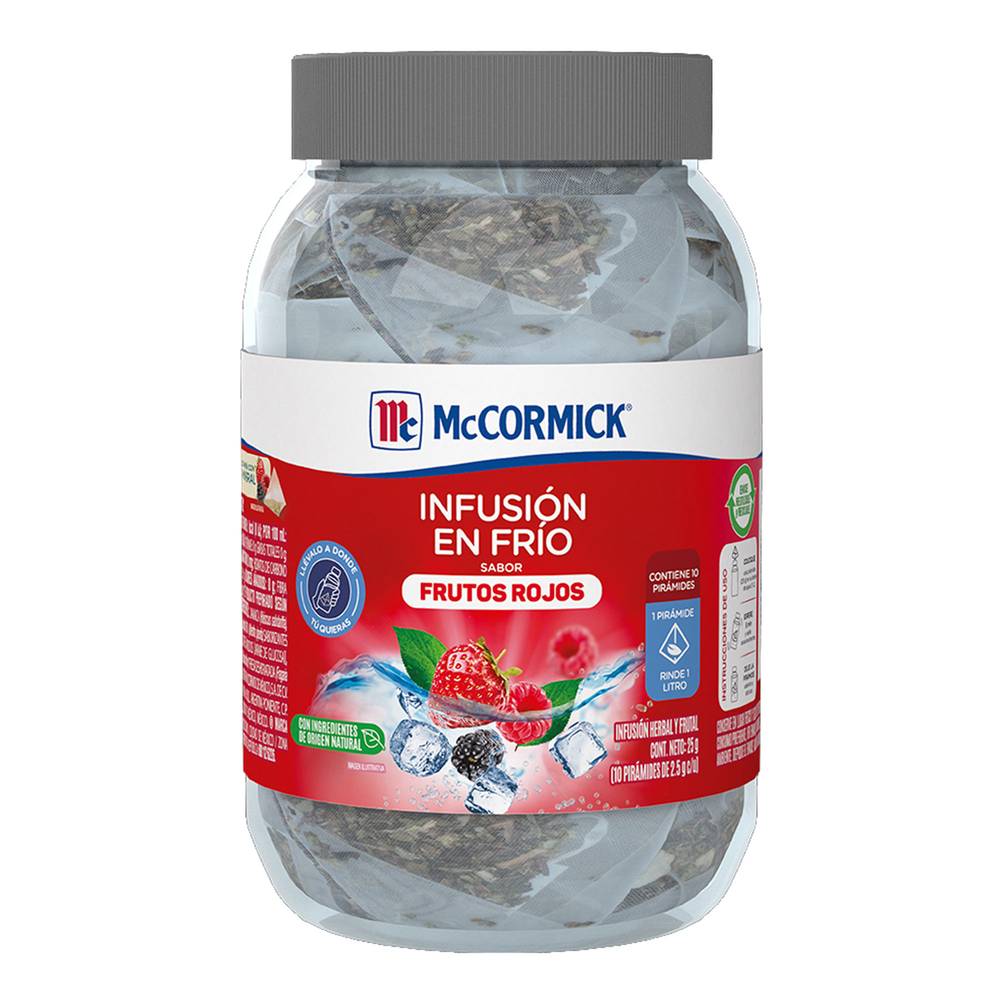 McCormick · Infusión en frío, frutos rojos (25 g)