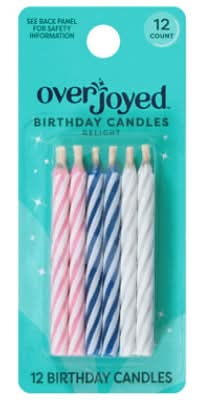 Overjoyed Relight Birthday Candle (12 ct)