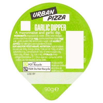 Waitrose & Partners Urban Pizza Garlic Dipper (90g)