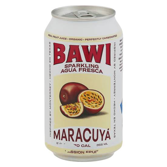 Bawi Maracuya Passion Fruit Sparkling Agua Fresca (12oz can)
