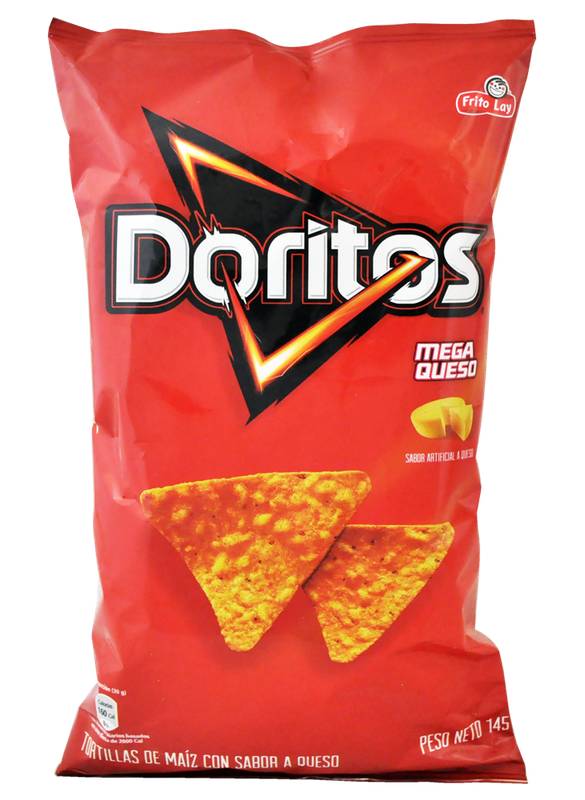 Doritos SNACKS MEGA QUESO PAQ *145G