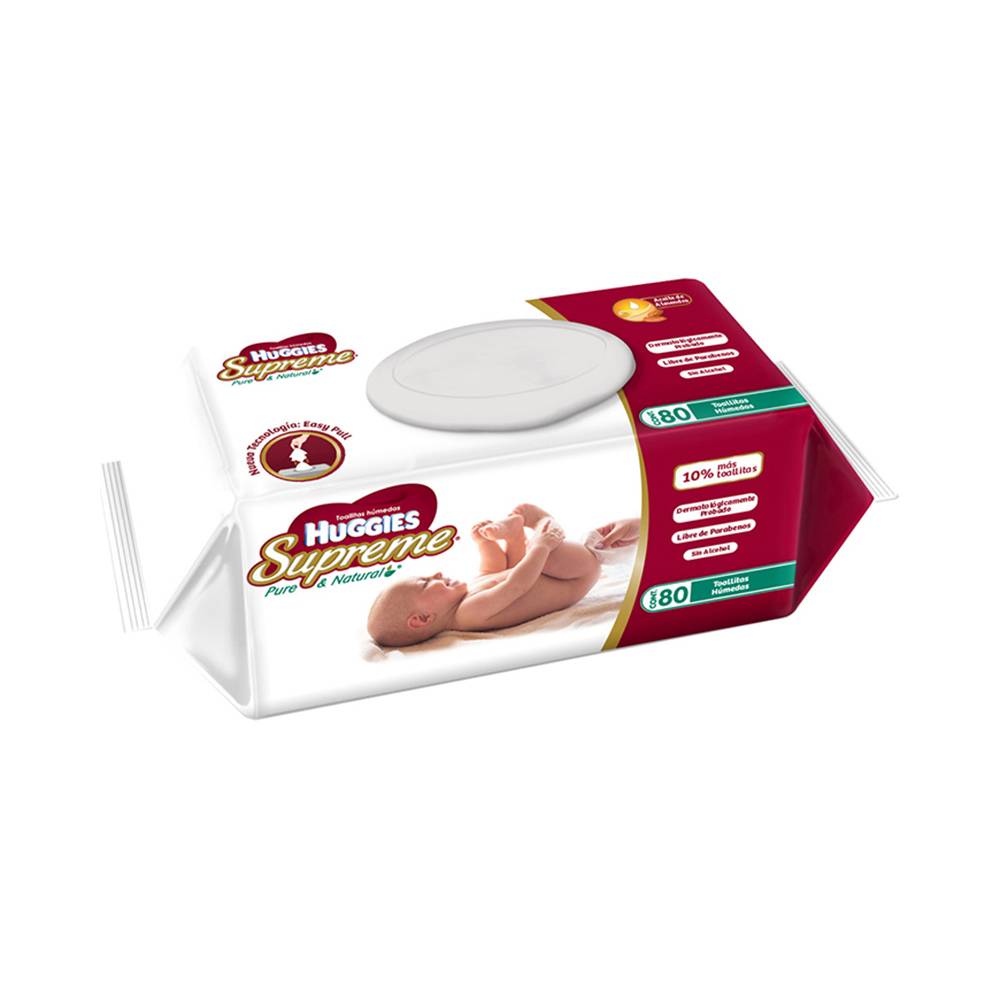 Huggies · Toallitas húmedas supreme (80 un)