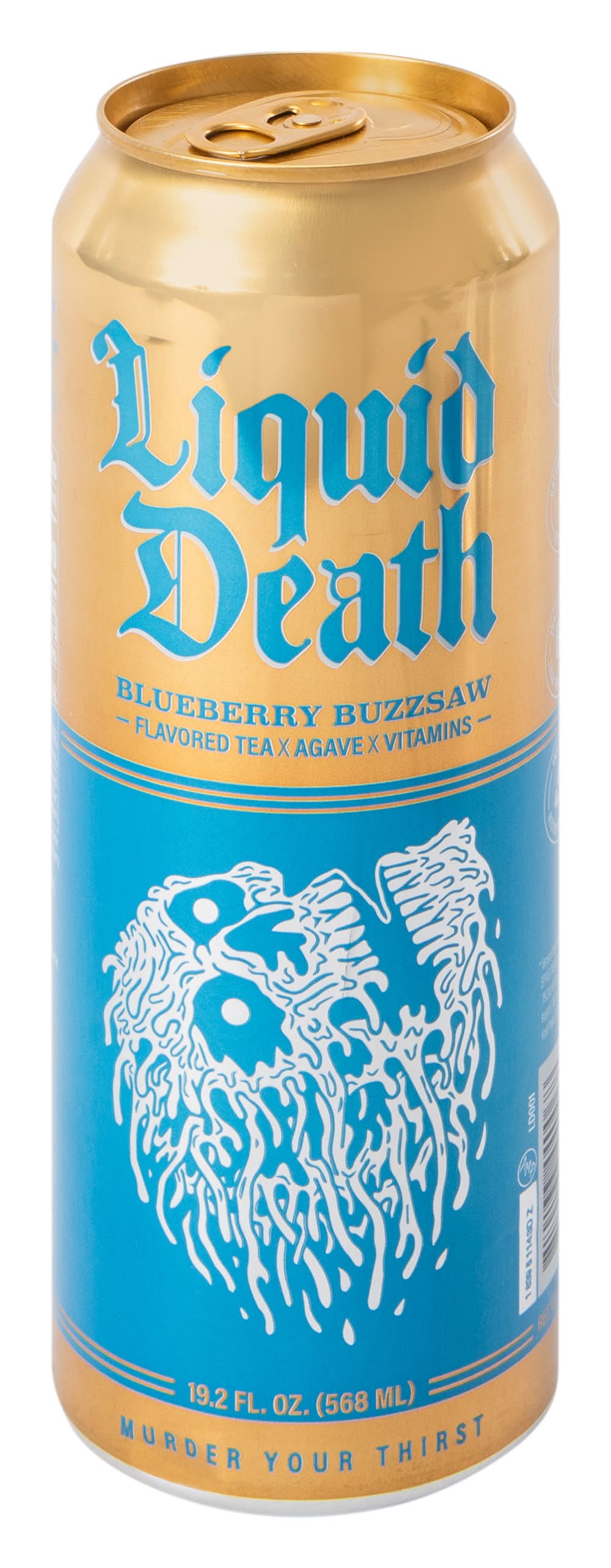 Liquid Death Blueberry Buzzsaw 19.2oz Blueberry Buzzsaw Tea