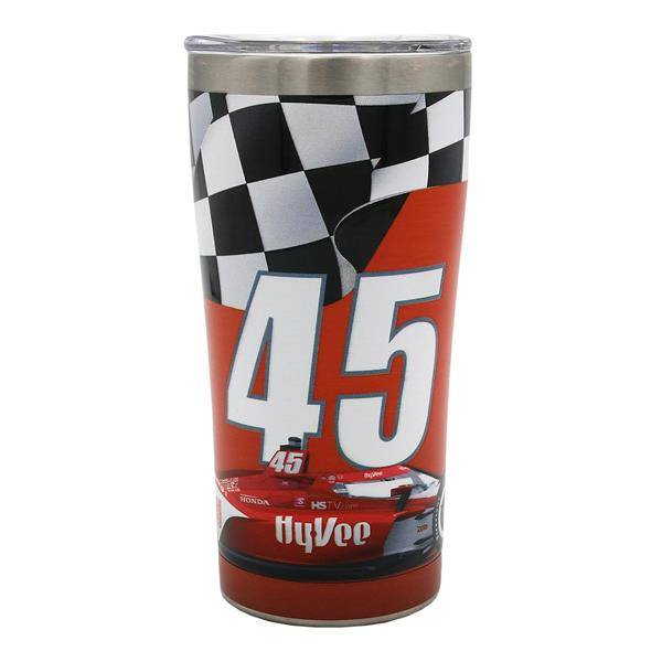 INDYCAR Series 2022 Hy-Vee Tervis Red 20 Ounce Stainless Tumbler
