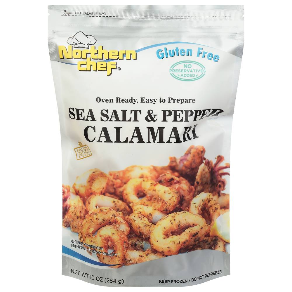 Northern Chef Gluten Free Sea Salt & Pepper Calamari (10 oz)