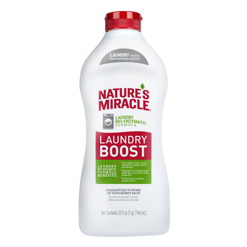 Nature's Miracle® Laundry Boost Stain & Odor Removing Additive (Size: 32 Fl Oz)