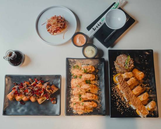 SUSHI HOUSE ROLLS AND BEER