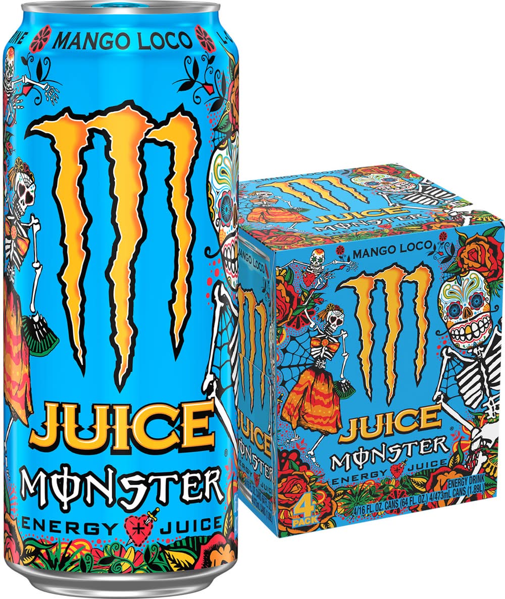 Monster Energy Energy Drink (4 x 16 fl oz)