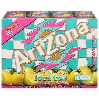 Arizona Iced Tea (12 pack, 11.5 fl oz) (lemon)