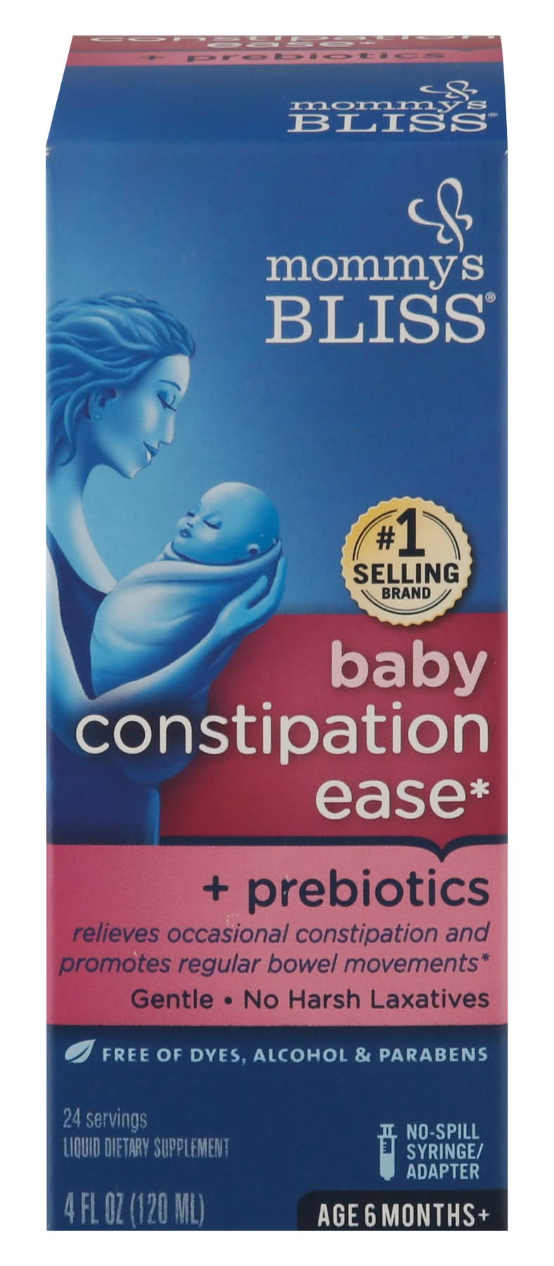 Mommy's Bliss Baby Constipation Ease and Prebiotics Liquid 6+ m (4 fl oz)