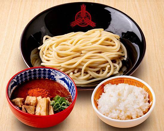 灼熱つけ麺～ライス付き Extremely Spicy Tsukemen～Rice Set