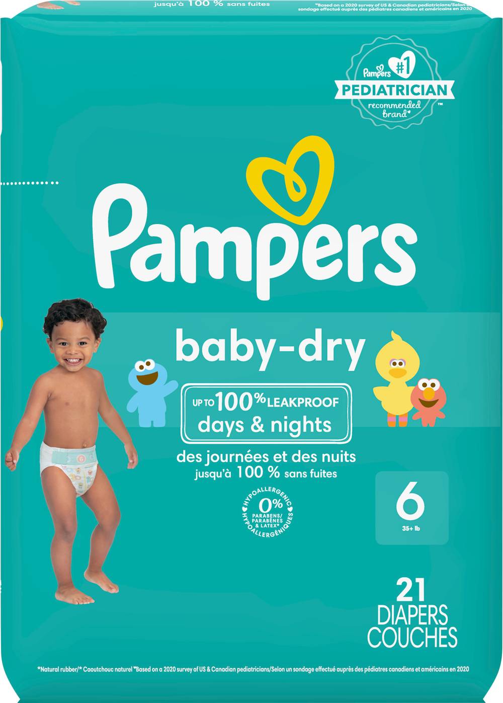 Pampers Baby-Dry Diapers Size 6 (21 ct)
