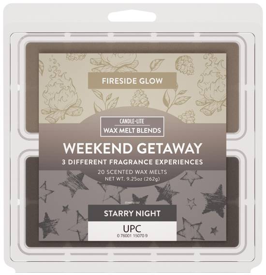 Candle Lite Wax, Weekend Getaway - 9.25 oz