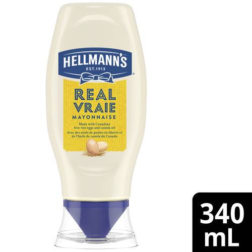 Hellmann's Real Vraie Mayonnaise (340 ml)