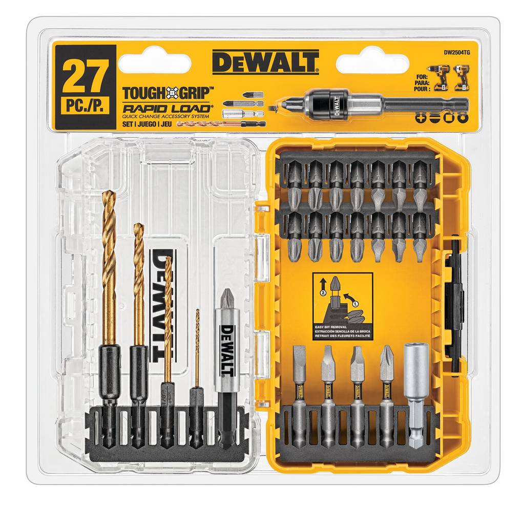 DEWALT Tough Grip Screwdriver Bit Set (27-Piece) | DW2504TGTWR