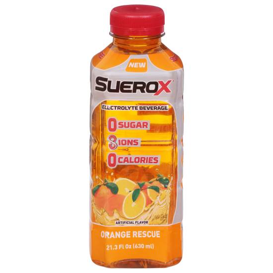 Suerox Orange Rescue Electrolyte Beverage (21.3 fl oz)