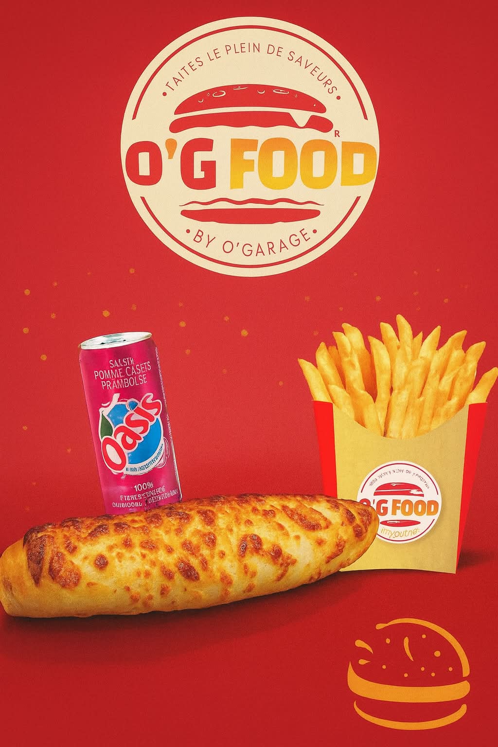 Menu Baguette farcie