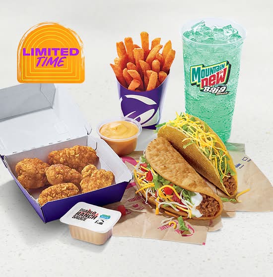Crispy Chicken Nuggets Deluxe Combo