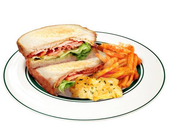 蘿勒燻雞三明治特餐BasilSmokedChickenSandwichSpecialMeal