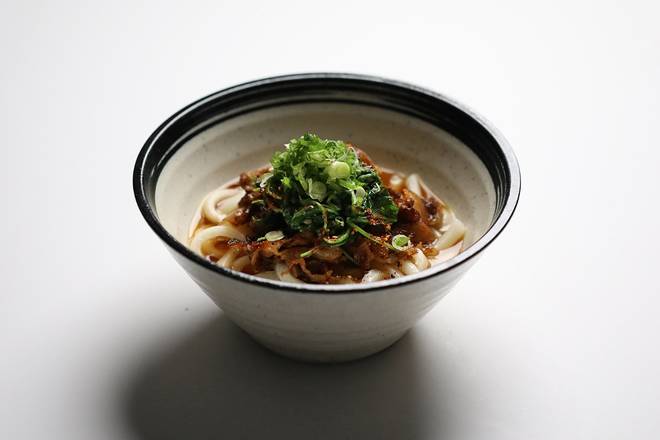 HOT UDON W/WASHU BEEF TOGO