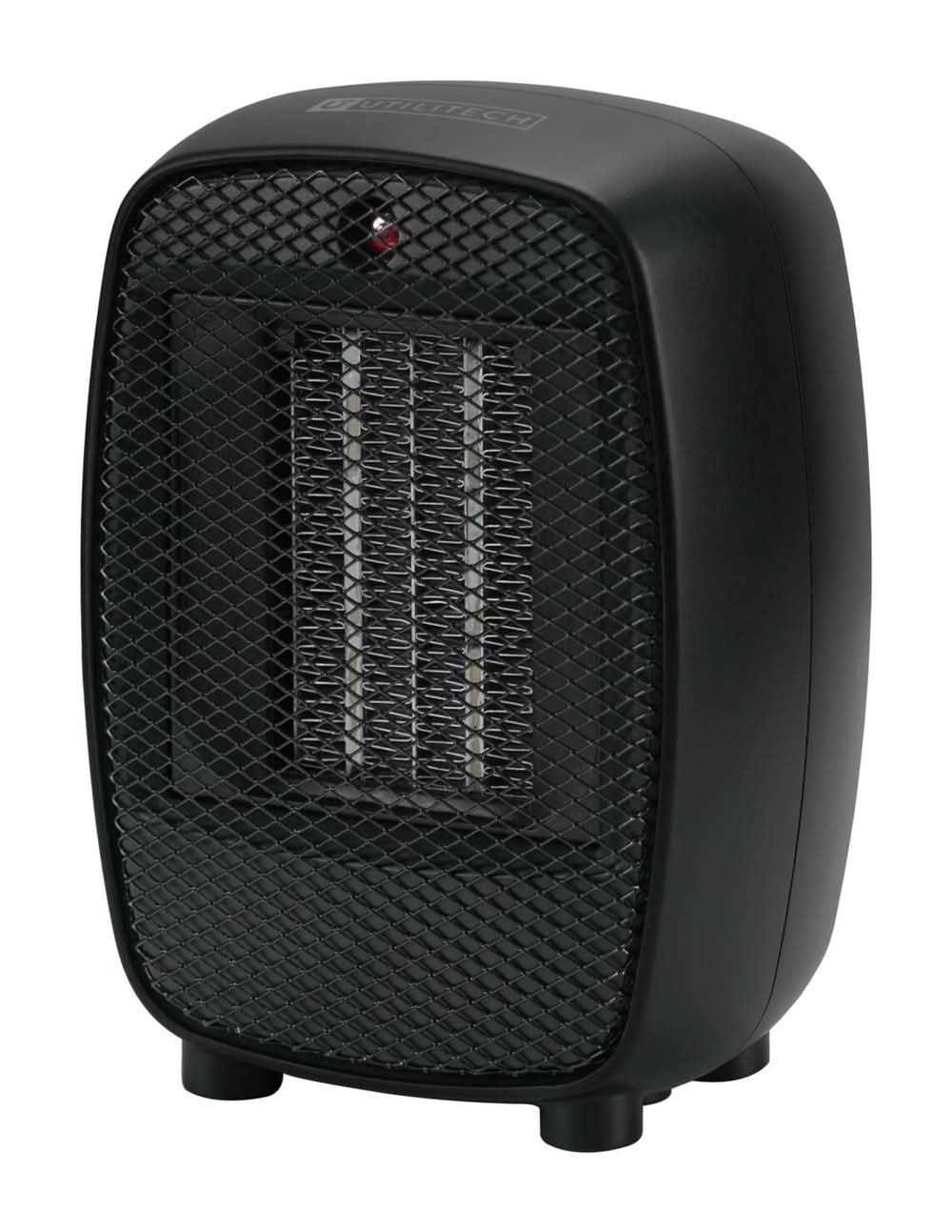 Utilitech 500 -Watt Ceramic Compact personal Indoor Electric Space Heater
