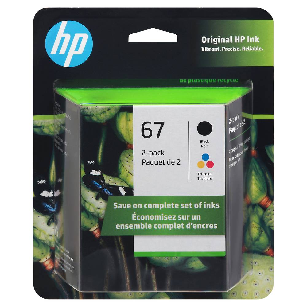 Hp Black Tri-Color 67 Original Ink Cartridge