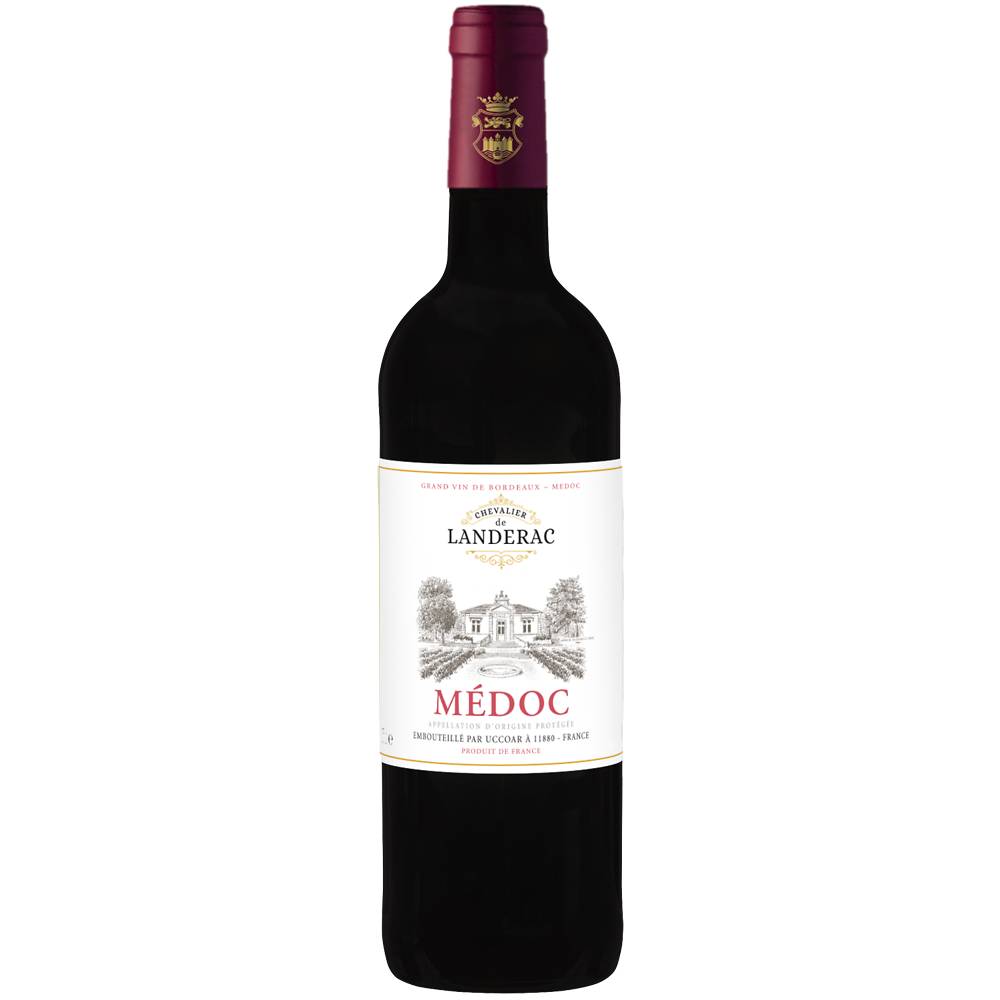 U - Médoc AOC vin rouge chevalier de landerac (750 ml)