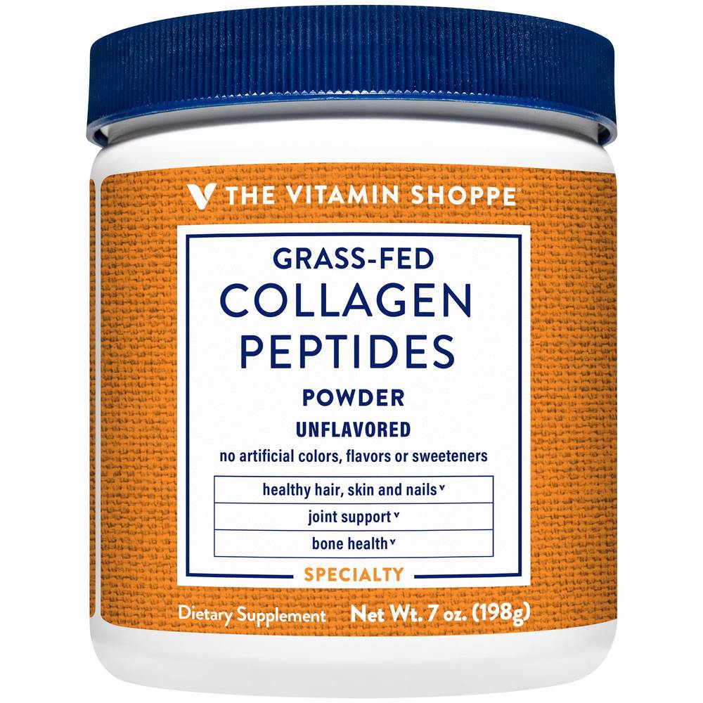 Collagen Peptides Grass-Fed Powder - Healthy Hair, Skin, Nails, Bones & Joints - Unflavored (7 Oz. / 30 Servings)