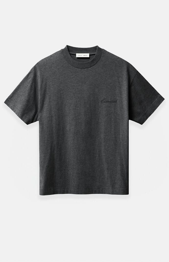 Fear of God Essentials  Classic Short Sleeve T-Shirt Charcoal Heather S